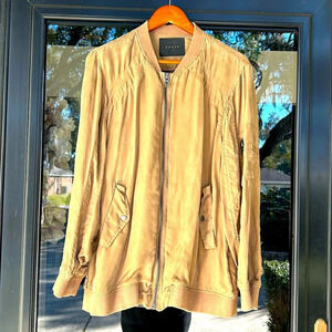 Blank NYC tan brownish bomber jacket